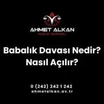 Babalık davasının amacı evlilik dışı çocuğun babasını belirlemek ve çocuk ile babası arasındaki soybağı ilişkisini mahkeme hükmü ile kurmaktır