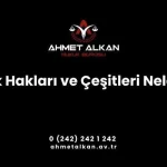 İntifa ve irtifak hakkı Nedir Şahsa bağlı irtifak hakları Tapuda irtifak hakkı Nedir Tek lehine irtifak hakkı nedir
