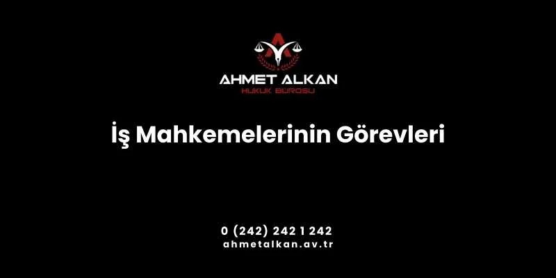 İş Mahkemeleri; Kıdem tazminatı, ihbar tazminatı, fazla çalışma ücreti alacağı, mobbing, ücret alacağı gibi işçi işveren arasındaki uyuşmazlıkları ve davaları çözmekle görevlendirilmiş mahkemedir