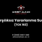 karşılıksız faydalanma suçunda hizmetin sahibi veya işleticisini ekonomik zarara uğratmakta ve mal varlığının artmasına engel olmaktadır
