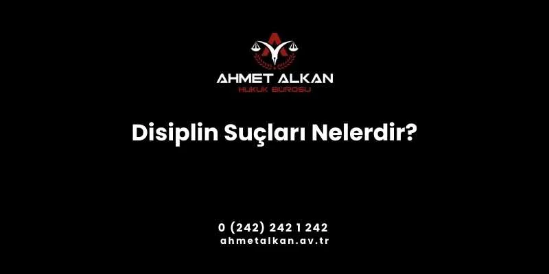 Disiplin suçları ve disiplin cezaları devlet memurlarını ilgilendiren konulardan biridir