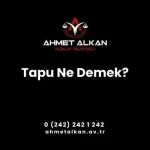 Tapu Ne Demek Tapu Nedir