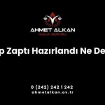 Tensip Zaptı Hazırlandı Ne Demek Tensip Tutanağı Örneği