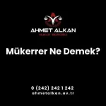 Mükerrer ne demek